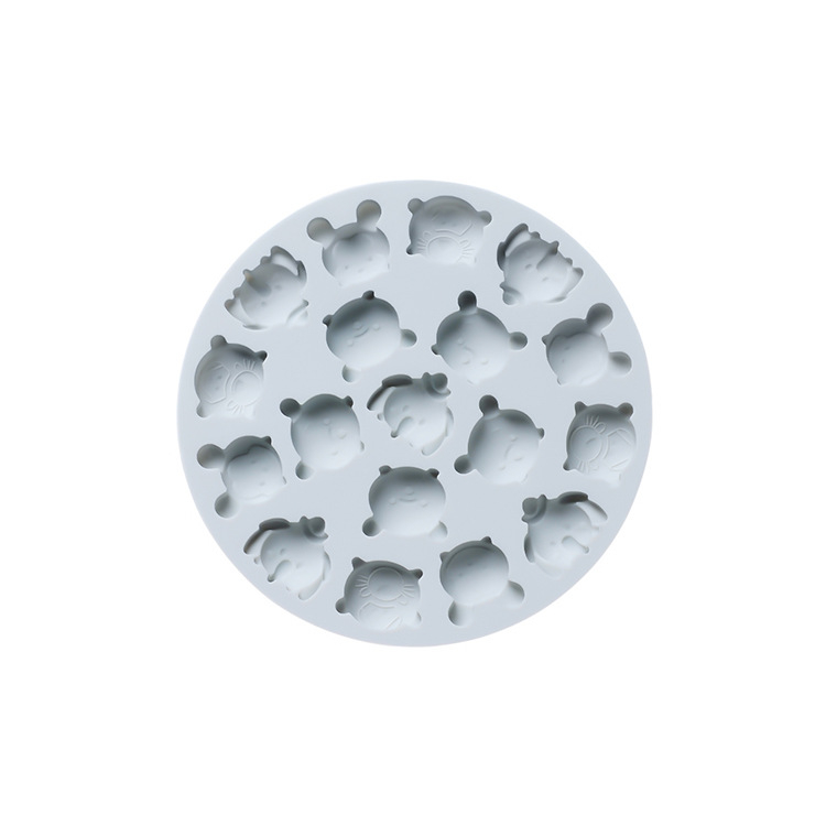 Formă de ciocolată din silicon, rotundă, pentru bomboane DIY și jeleuri