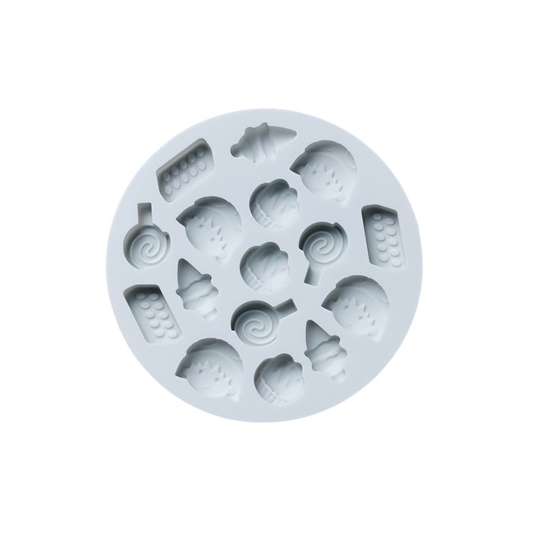 Formă de ciocolată din silicon, rotundă, pentru bomboane DIY și jeleuri