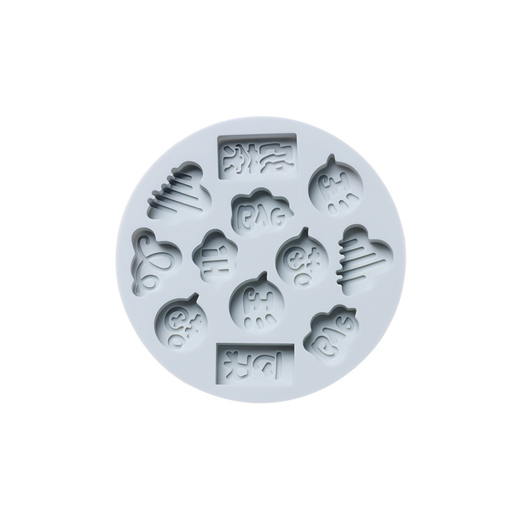 Formă de ciocolată din silicon, rotundă, pentru bomboane DIY și jeleuri