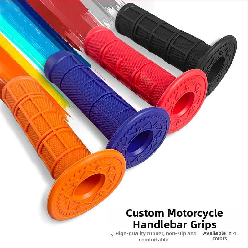 Kryt gripu riadenia pre off-road motocykl — guma, protišmykový, bežná hrúbka