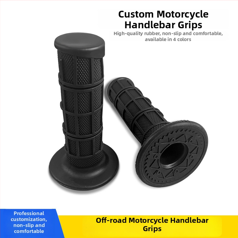 Kryt gripu riadenia pre off-road motocykl — guma, protišmykový, bežná hrúbka