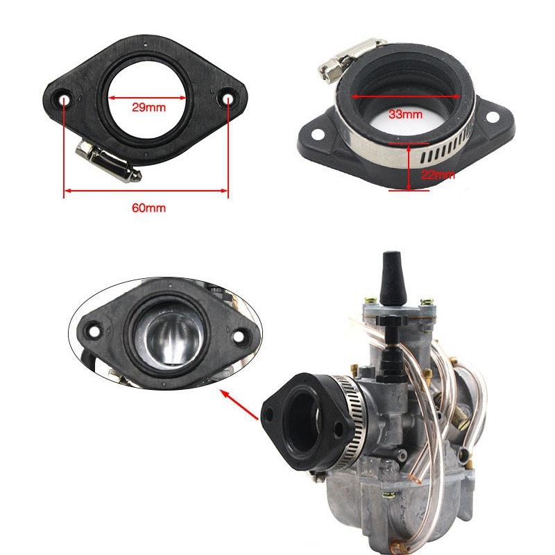 Lepilo za karburatorni interfejs PWK/KOSO/OKO – popravak i zamjena, kompatibilno s Yamaha, Honda, Suzuki, Kawasaki