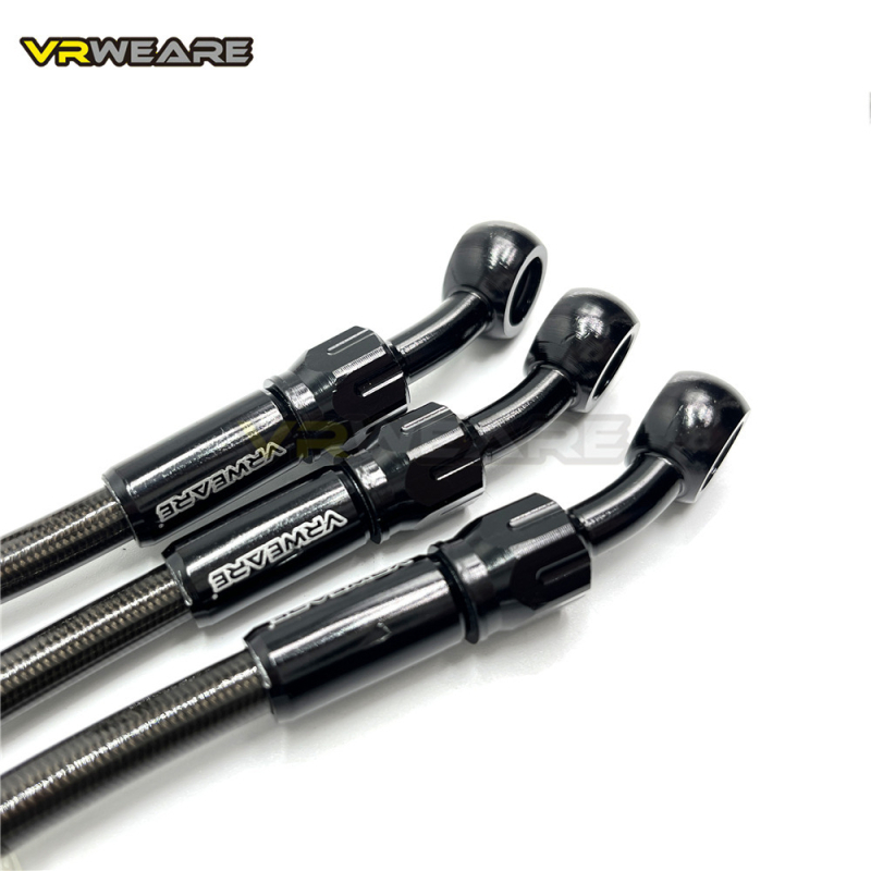 Univerzalni aluminijski hidraulični crijevo za disk kočnice, hidraulička linija za motocikle i električna vozila, s aluminijskim konektorima na kraju, duljina 400–2200 mm