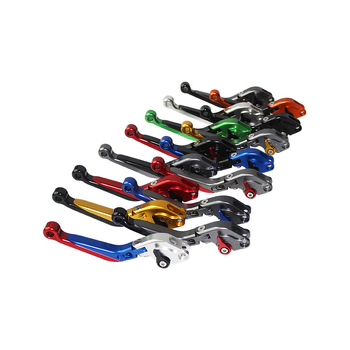 Motociklistička ručica u obliku bikovih rogova sa prednjim i stražnjim disk branicama – sklopne spojne i kočničke poluge, Zhong Rui ZR-011, opće korištenje, prilagodljiva modifikacija