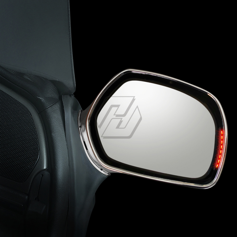 Homtru Lumină decorativă pentru oglinda retrovizoare a motocicletei cu semnal de direcție pentru Goldwing 1800 GL1800 F6B