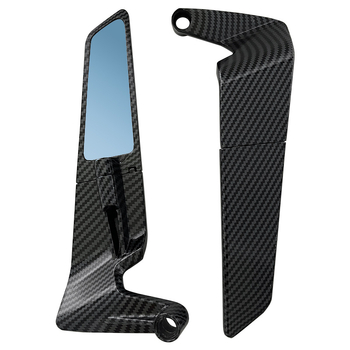 Adaptor oglindă pentru motocicletă din aliaj de aluminiu, model H3390 snakeskin, oglindă pătrată, montaj față-spate, compatibil cu motociclete și vehicule electrice