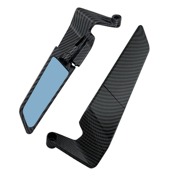 Adaptor oglindă pentru motocicletă din aliaj de aluminiu, model H3390 snakeskin, oglindă pătrată, montaj față-spate, compatibil cu motociclete și vehicule electrice