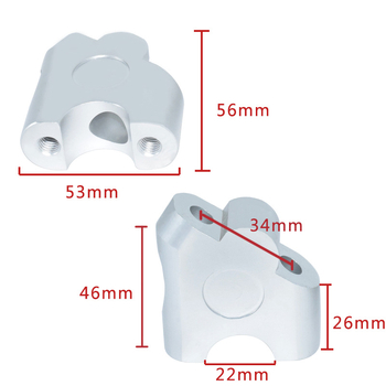 22 mm aluminijski podizač upravljača za terenski motocikl