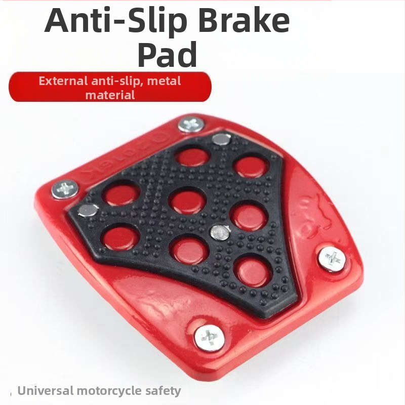 Zadný pedál na motocykel – protišmykový povrch, kov, vypaľovaný lak