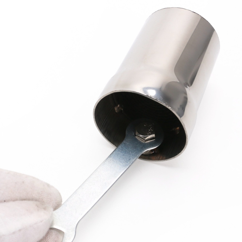 Mufler de evacuare pentru motocicletă ES006 — SEPPEDPARK, oțel inoxidabil 304, ventil pentru amortizarea zgomotului, compatibilitate generală