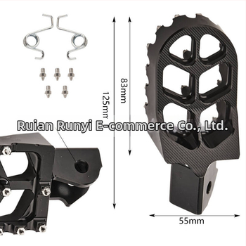 CNC aluminijski pegovi za stopala za motocikl, kompatibilni s CRF150F, CRF230F i Qulong Light Bee