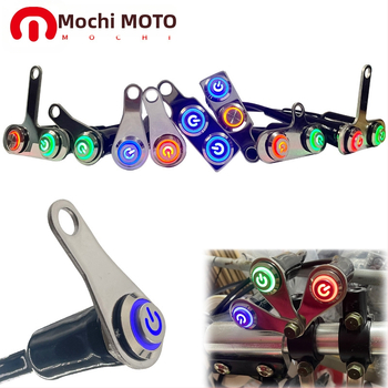 Comutator suport indicator pentru motocicletă - Oțel inoxidabil, Multifuncțional, cu inel de lampă, Compatibil cu faruri