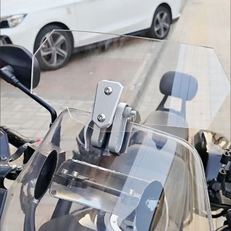 Univerzalni vjetrobran za motocikl za retrofit, s podesivom visinom i podiznim mehanizmom, kompaktni dizajn