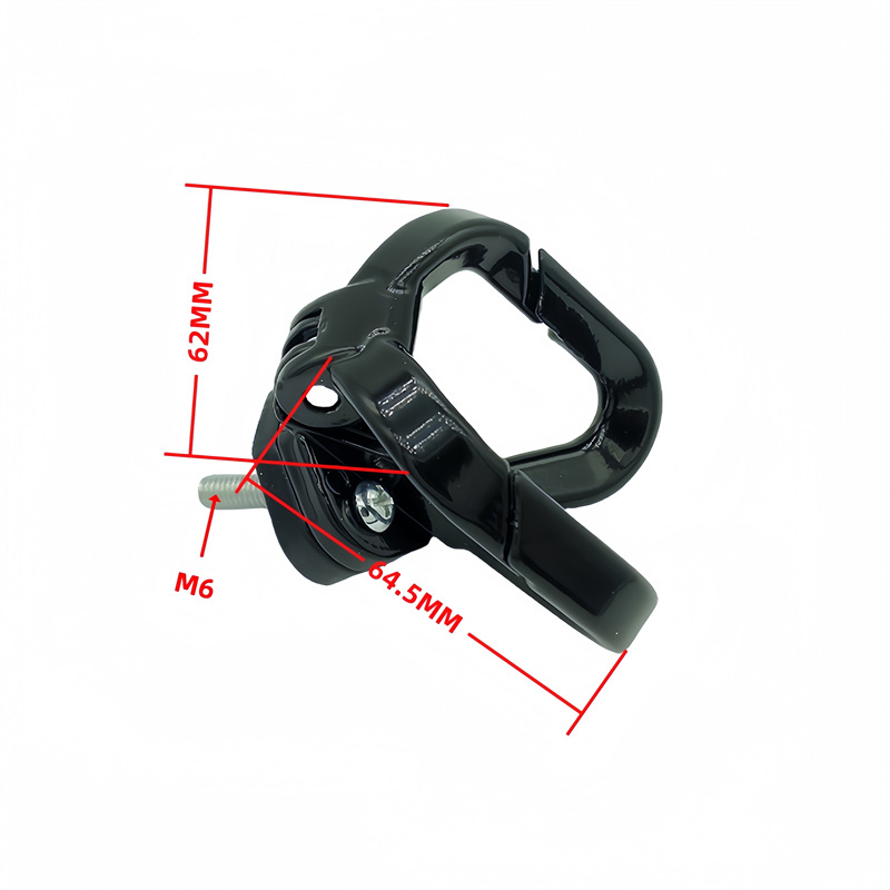 Cârlig frontal pentru motociclete și scutere, aliaj de aluminiu, cârlig purtător, compatibil cu căști și bagaje, Ding Cheng Big Hook