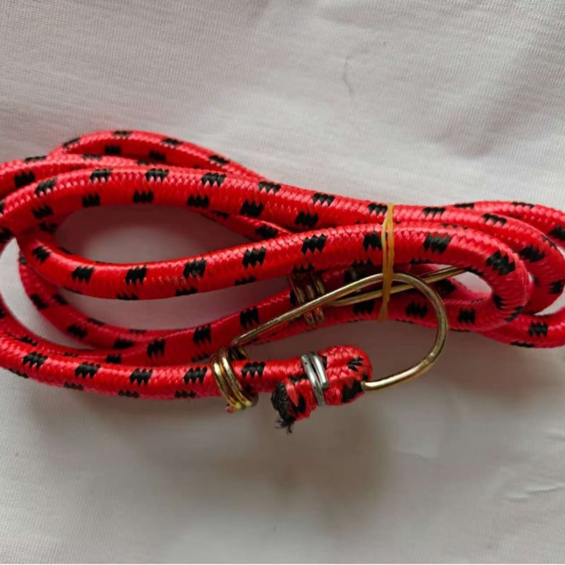 Okrugli gumeni vezni remeni s podesivom duljinom – elastične užadice za bicikle, motocikle i električna vozila; materijal: polipropilen + lateks + guma; nosivost 20 kg