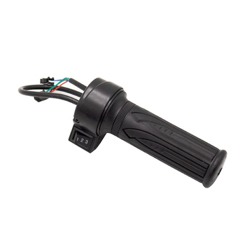 Maner accelerație pentru vehicul electric — cauciuc, 3 trepte pentru triciclu