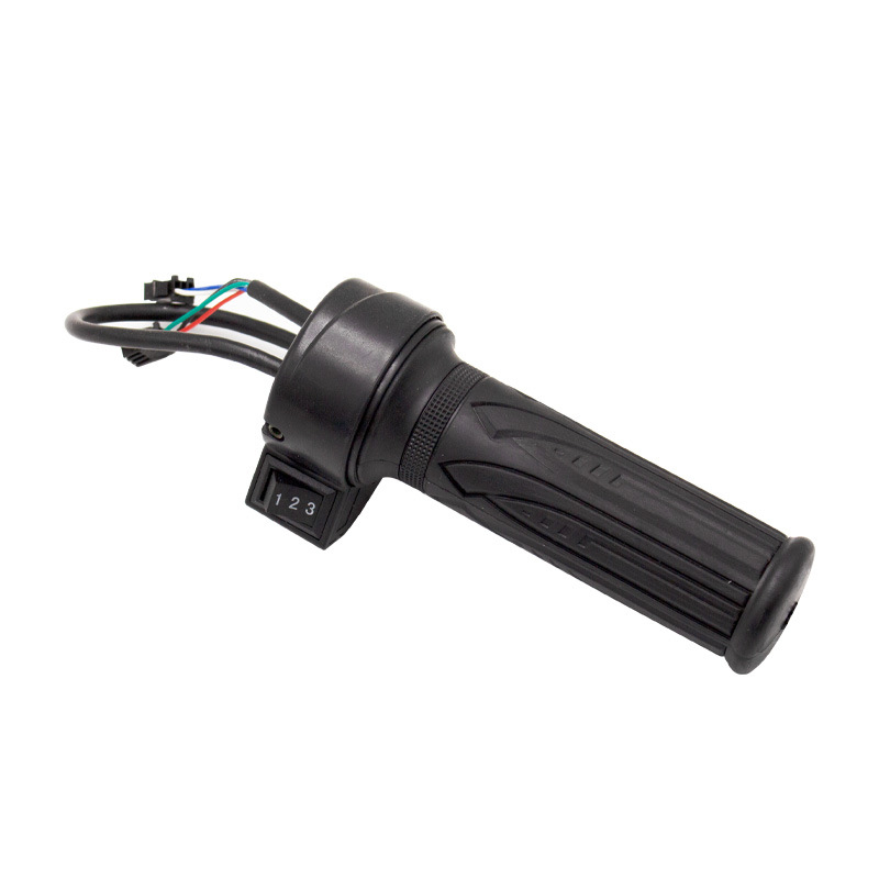 Maner accelerație pentru vehicul electric — cauciuc, 3 trepte pentru triciclu