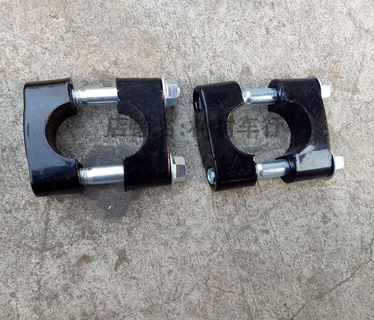 Bloc fix din aluminiu pentru ghidon Bull ATV, model Little Bull LV Kuai, cu șuruburi incluse