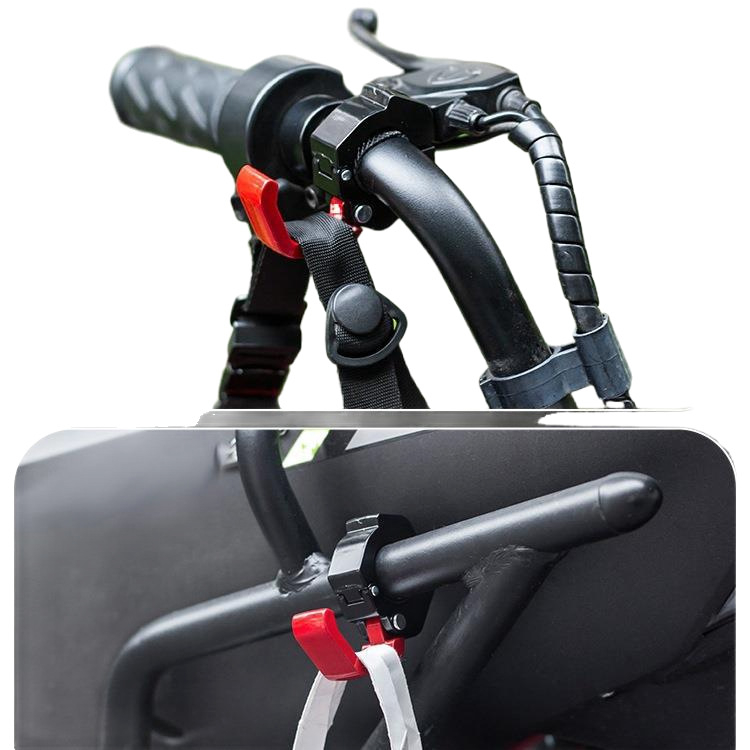 Umeraș pentru cadrul de bicicletă/motocicletă pentru depozitare — material din mătase cu model floral, Thick and Clear