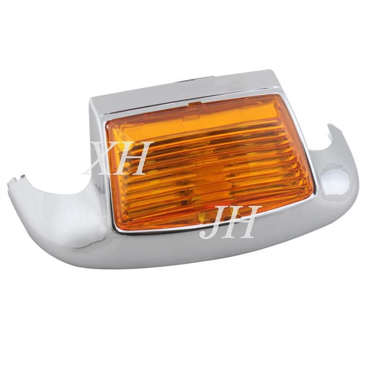 Lumină decorativă pentru aripa din față a motocicletei, LED, compatibil Harley Glide 96-13, brand XHJH, model OTCOVER00005