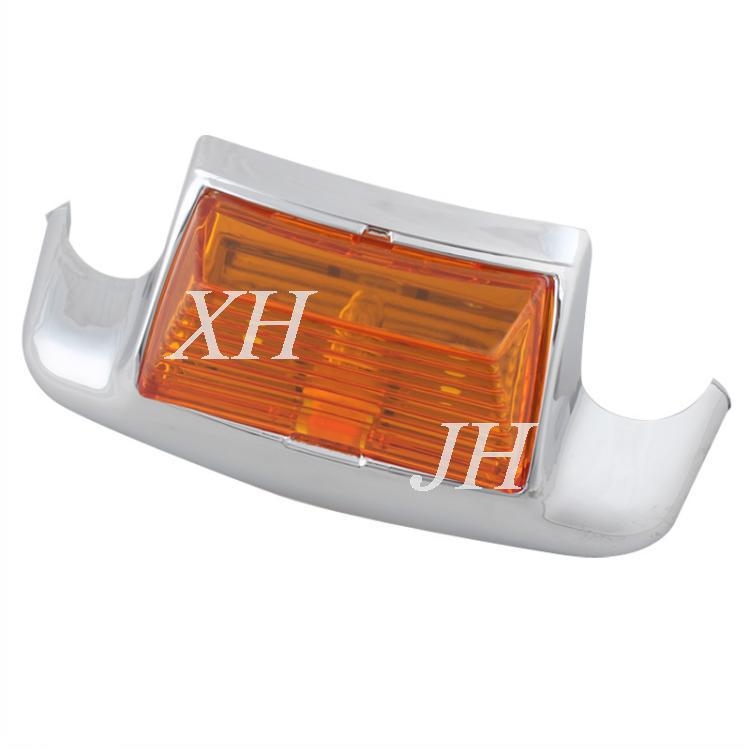 Lumină decorativă pentru aripa din față a motocicletei, LED, compatibil Harley Glide 96-13, brand XHJH, model OTCOVER00005