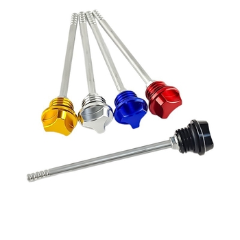 Dipstick de ulei pentru motocicletă din aliaj de aluminiu, prelucrare CNC, universal, accesoriu pentru aspect