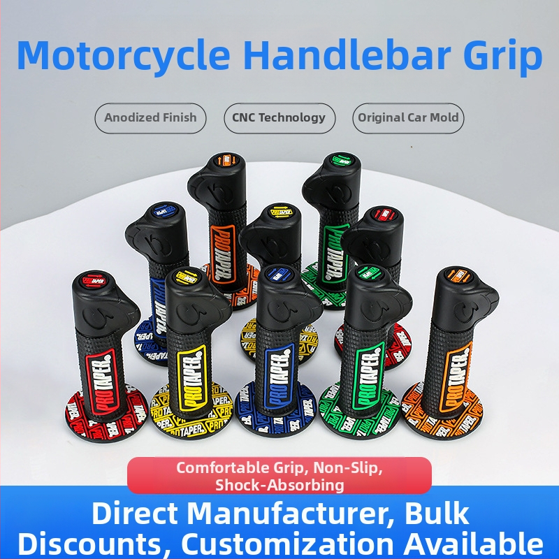 Univerzálny kryt riadidiel na terénny motocykel – guma, protišmykový, odolný voči opotrebeniu, prispôsobiteľný