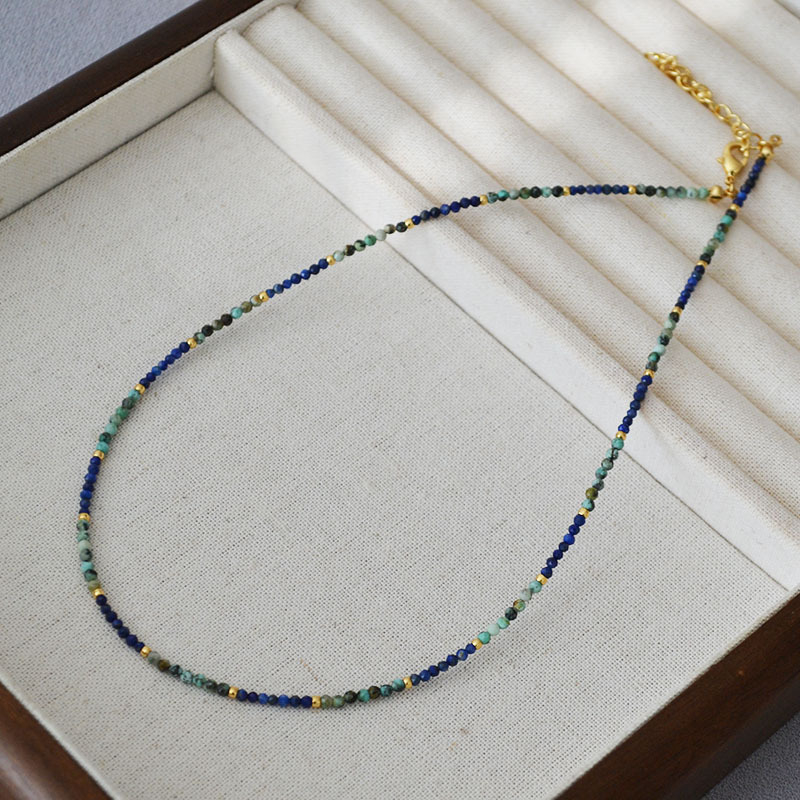 Ogrlica od perli, ručna izrada, francuski retro stil, privjesak od legure, Miya Sophia Jewelry
