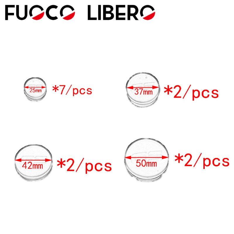 BMW R1200GS/R1250GS keret díszfedél — FUOCO LIBERO, műanyag, kompatibil modellek R1200GS és R1250GS