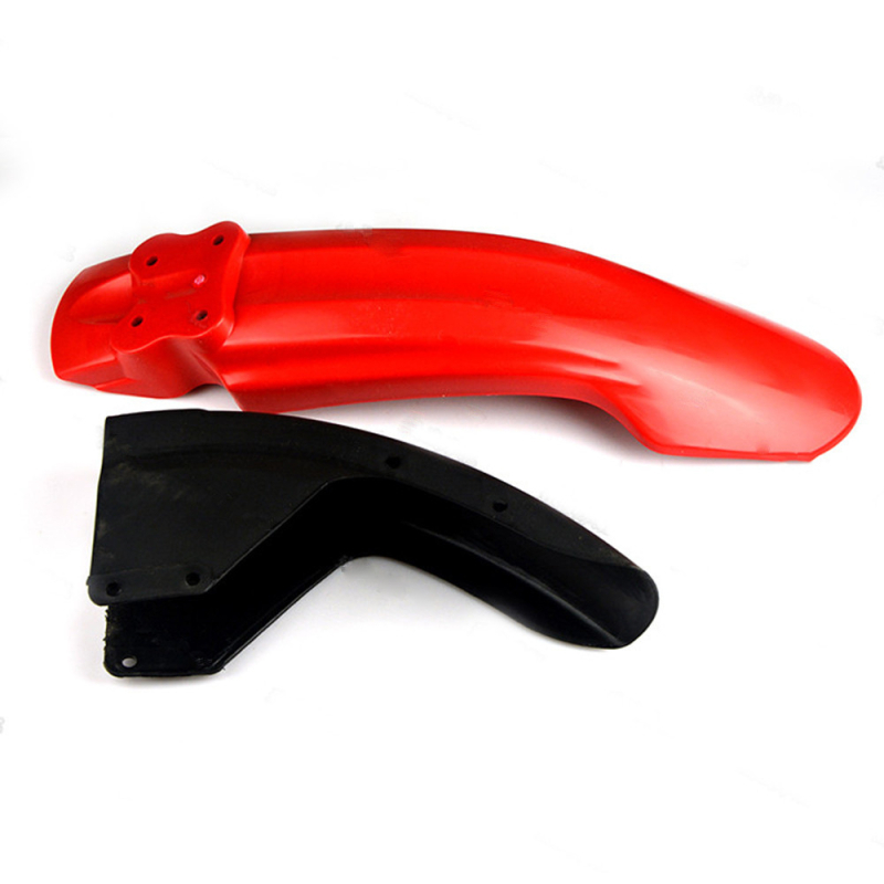 Motorkerékpár sárvédők Yamaha YBR125-höz — elő- és hátsó sárvédők, S2R márka, anyag gumi és műanyag, testreszabott feldolgozás