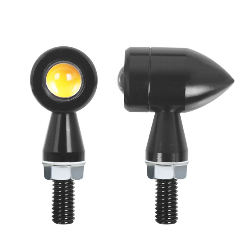 SX-111 Retro mini metalni pokazivač smjera za motocikl, 12V univerzalno