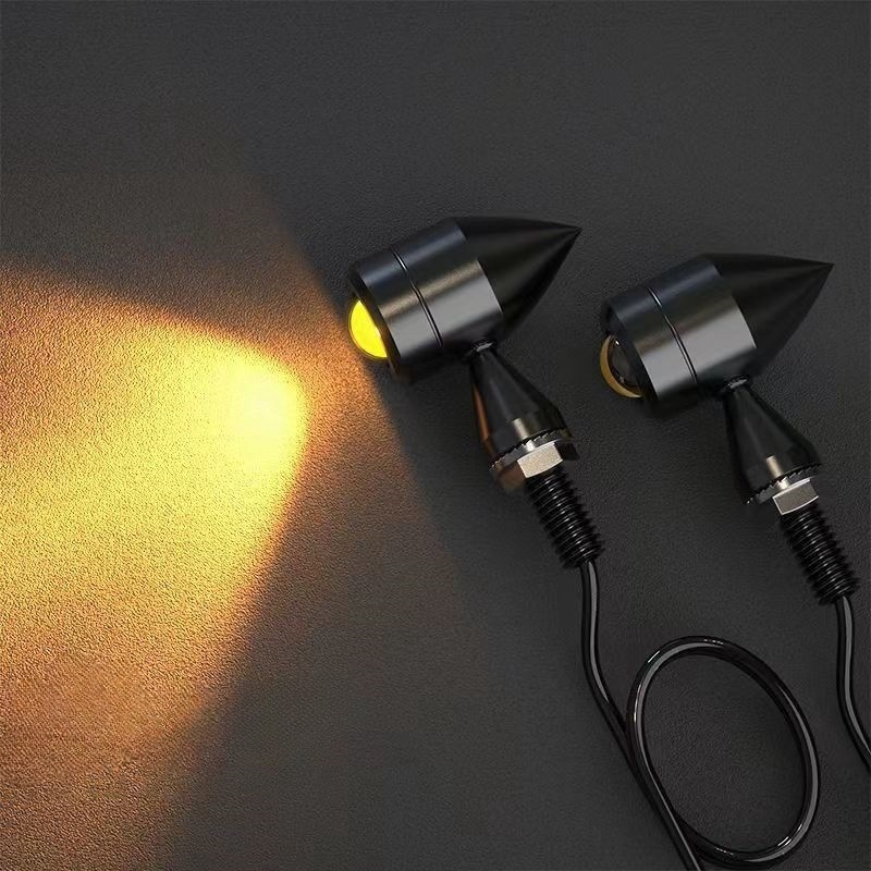 SX-111 Retro mini metalni pokazivač smjera za motocikl, 12V univerzalno