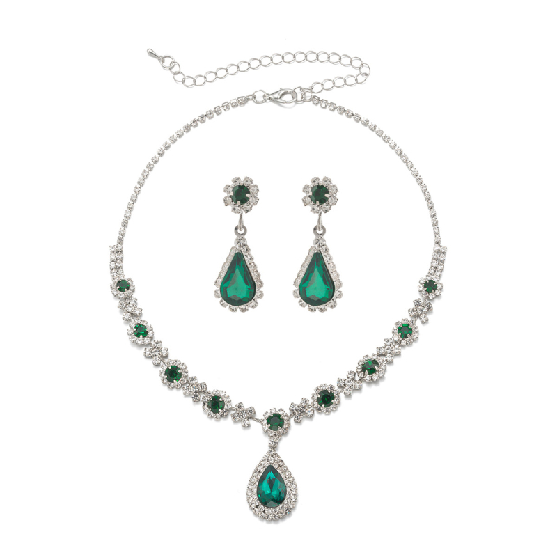 Ogrlica s Rhinestone, obliku U, lanac claw, višeslojni dizajn