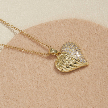 Colier din oțel inoxidabil 304, pandant din aliaj de cupru, lansare vara 2025, stil proaspăt și dulce