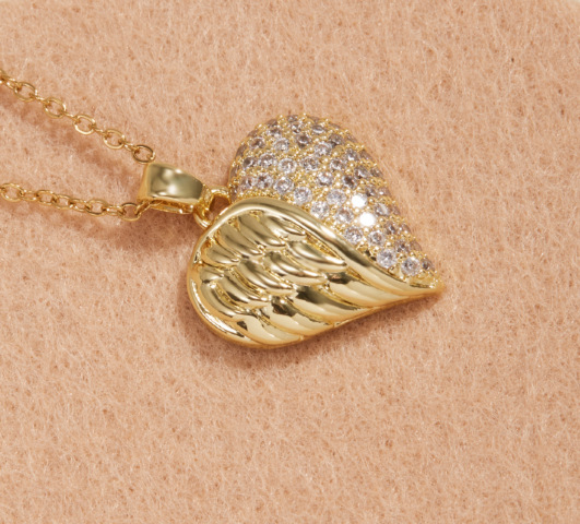 Colier din oțel inoxidabil 304, pandant din aliaj de cupru, lansare vara 2025, stil proaspăt și dulce