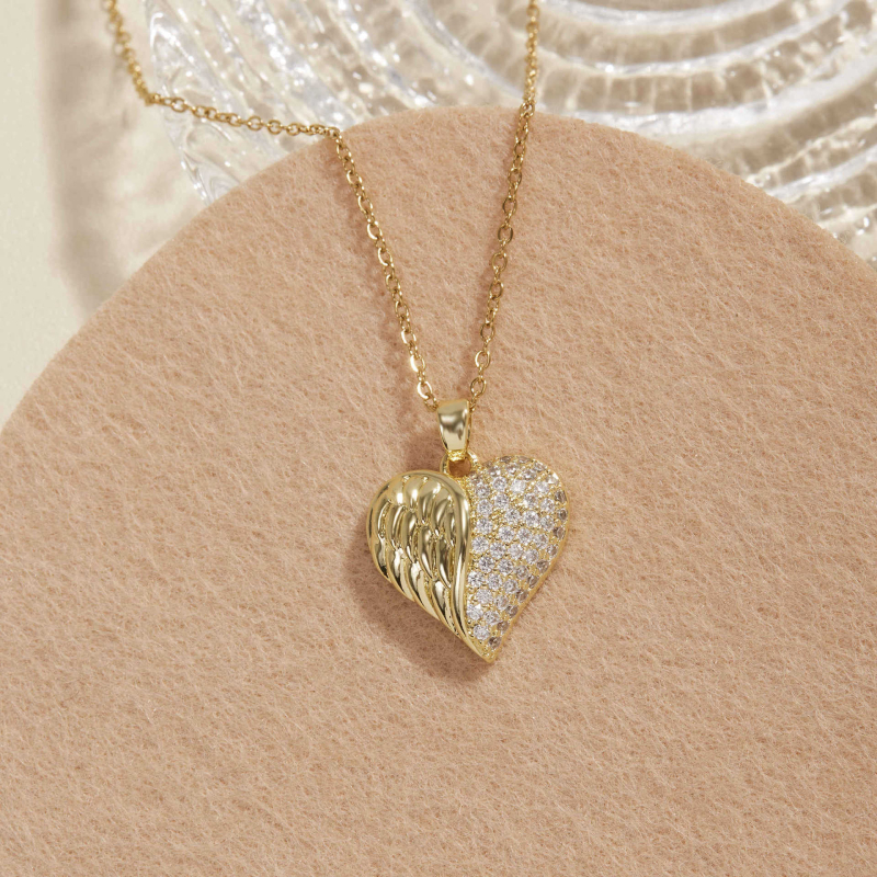 Colier din oțel inoxidabil 304, pandant din aliaj de cupru, lansare vara 2025, stil proaspăt și dulce