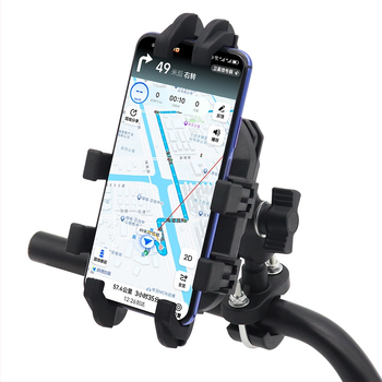 Držač za telefon za električna vozila, bicikle i motocikle, model E01, marka Xiangjie, s amortizacijom i stabilizacijom navigacije