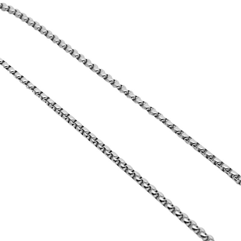 Colier din cupru cu pandantiv din cupru, lanț din bambus, formă geometrică în U