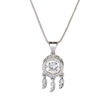 Bakreni privjesak na lančić s mašnicom i kapljastim oblikom, Qiao Lanxuan, proljeće 2023, uredski stil mode