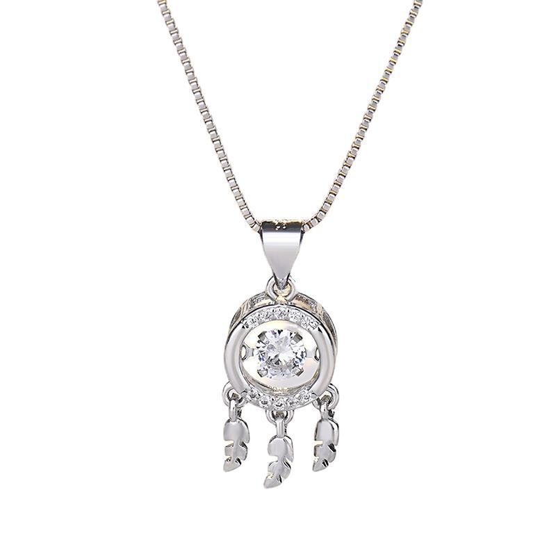 Bakreni privjesak na lančić s mašnicom i kapljastim oblikom, Qiao Lanxuan, proljeće 2023, uredski stil mode