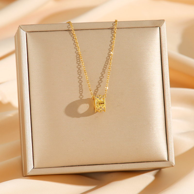 Privjesak kaleidoskop od titan čelika, elektroplatirano, geometrijski dizajn, O-lanac, za žene