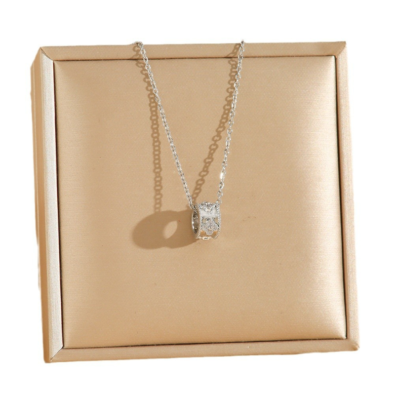 Privjesak kaleidoskop od titan čelika, elektroplatirano, geometrijski dizajn, O-lanac, za žene