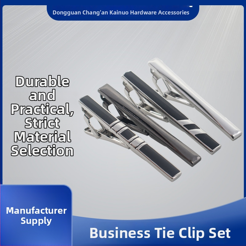 Meďová spona na kravatu, plochá hlava, elektroplátovanie úprava, samostatné balenie, univerzálne pre mužov aj ženy