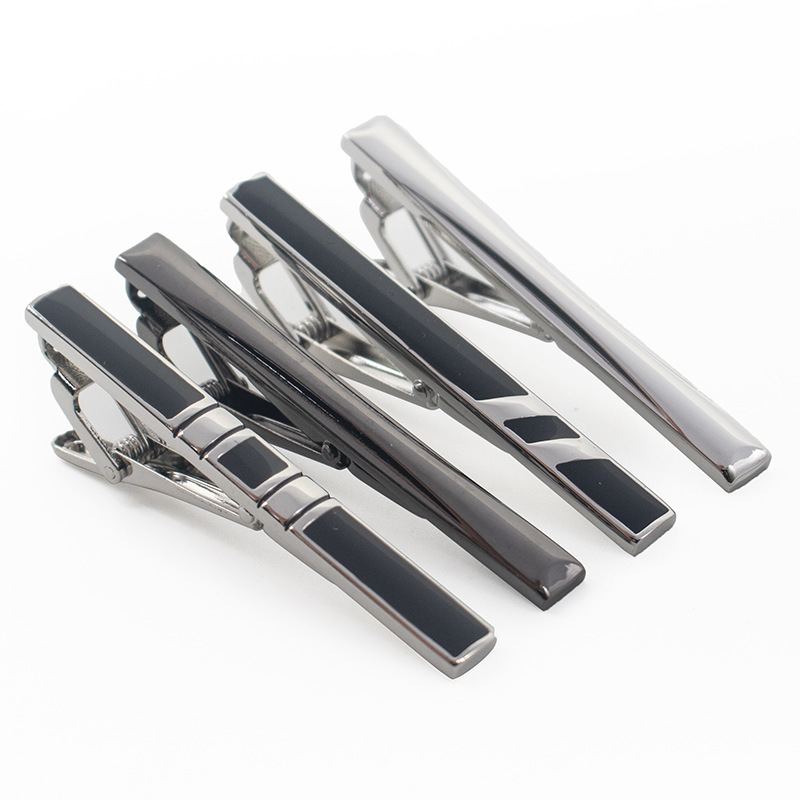 Κλιπ Γραβάτας από Χαλκό, Με επίπεδη κεφαλή, Ηλεκτροπλατίωση, Ανεξάρτητη συσκευασία, Κατάλληλο και για άνδρες και για γυναίκες