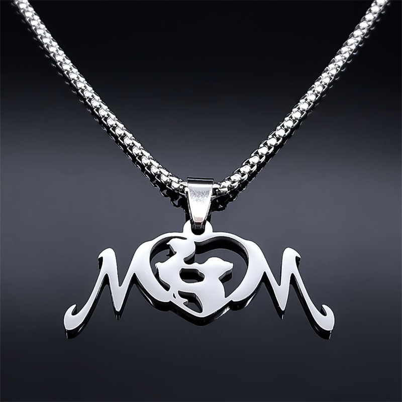 Nakit od nehrđajućeg čelika s romboidnim privjeskom, kutijasti lanac, unisex, težina 30 g.