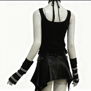 Rukavne navlake s polu-prstima rukavicama, Harajuku mračni stil, unisex, za ples, poliester >96%, proljeće 2025