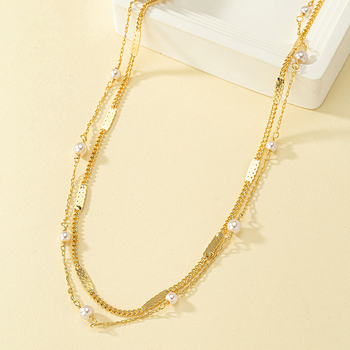 Waist chain od legure s dvostrukim krugom, za žene, Fashion OL stil, duljina 110 cm, mogućnost prilagodbe