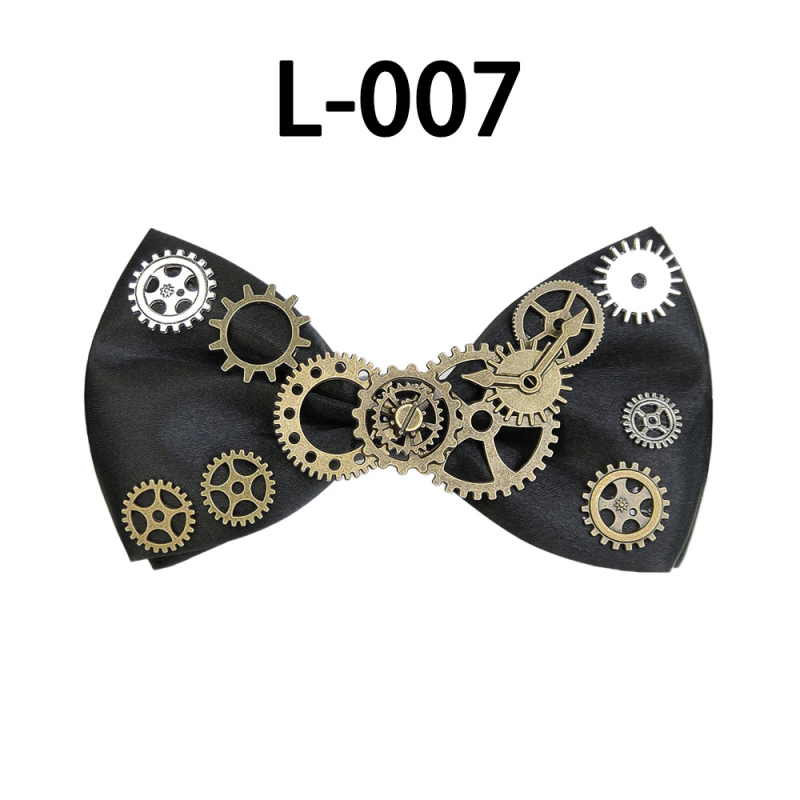  leptir mašna od legure, metalpunk stil, gotički dizajn, ručna izrada, unisex
