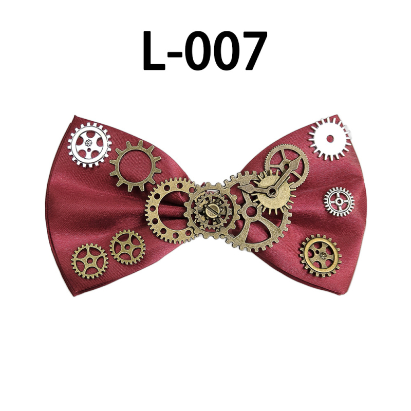  leptir mašna od legure, metalpunk stil, gotički dizajn, ručna izrada, unisex