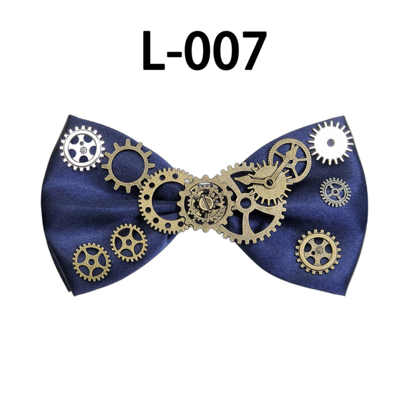 leptir mašna od legure, metalpunk stil, gotički dizajn, ručna izrada, unisex